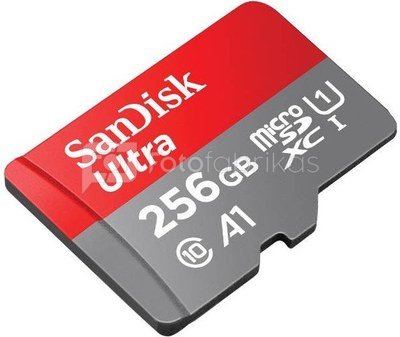 SanDisk Ultra microSDXC A1 256GB 100MB/s.Adapt.SDSQUAR-256G-GN6MA