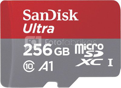 SanDisk Ultra microSDXC A1 256GB 95MB/s. Adapt.SDSQUAM-256G-GN6MA