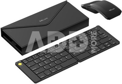 Set Wireless foldable Keyboard Delux KF10 and mouse MF10PR