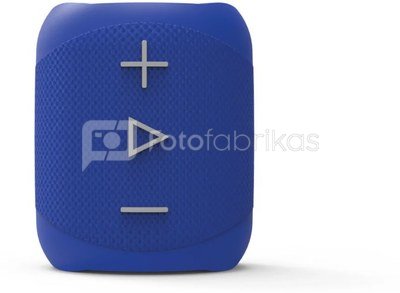 Sharp GX-BT180(BL) Portable Bluetooth Speaker, 10h playback, BT 4.2, IP56, 14W, Blue