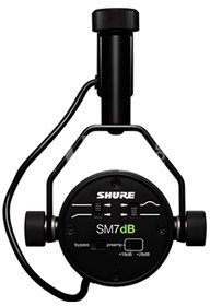 Shure Dynamic Vocal Microphone With Built-in Preamp SM7DB Shure