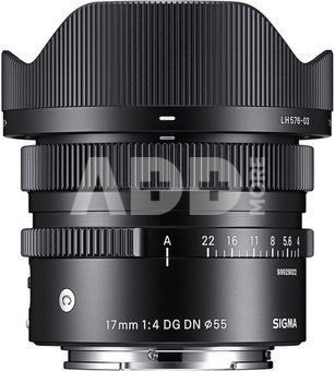 Sigma 17mm F4 DG DN [Contemporary] for Sony E-Mount + 5 METŲ GARANTIJA