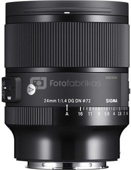 Sigma 24mm f/1.4 DG DN Art Lens for Leica L + 5 METŲ GARANTIJA