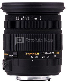 Sigma 17-50mm f/2,8 EX DC OS AF HSM, Nikon