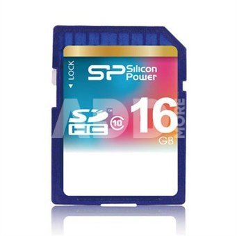 SILICON POWER 16GB, SDHC SECURE DIGITAL CARD, CLASS 10