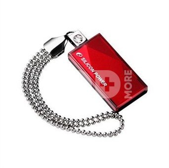 SILICON POWER 16GB, USB 2.0 FLASH DRIVE TOUCH 810, RED