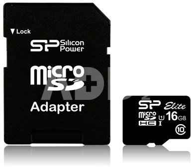 SILICON POWER 32GB, MICRO SDHC UHS-I, SDR 50 mode, Class 10, with SD adapter