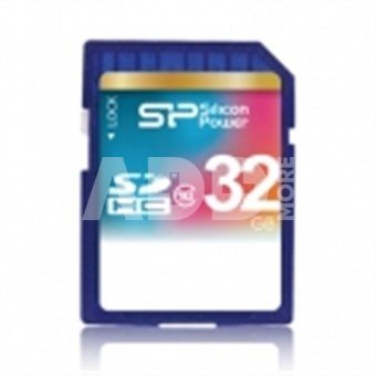 SILICON POWER 32GB, SDHC SECURE DIGITAL CARD, CLASS 10