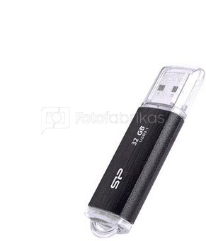 SILICON POWER 32GB, USB 3.1 FLASH DRIVE, BLAZE SERIES B02, BLACK