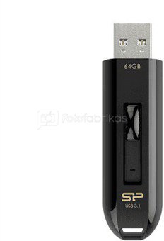 SILICON POWER 64GB, USB 3.0 FLASH DRIVE, BLAZE SERIES B21, BLACK