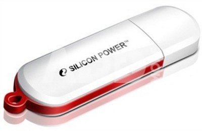 SILICON POWER 8GB, USB 2.0 FLASH DRIVE LUXMINI 320, WHITE