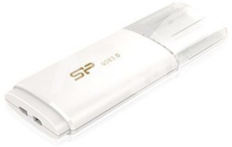 SILICON POWER 8GB, USB 3.0 FLASH DRIVE, BLAZE SERIES B06, White