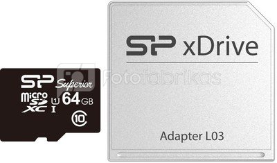 Silicon Power memory card adapter xDrive microSD/Mac