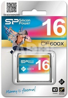 Silicon Power memory card CF 16GB 600x