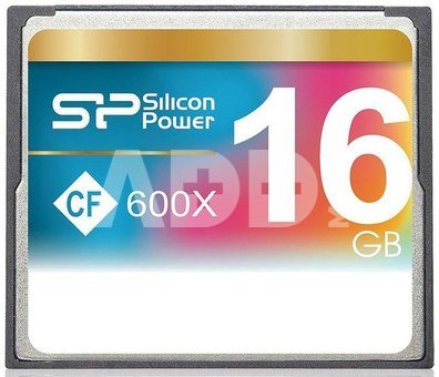 Silicon Power memory card CF 16GB 600x