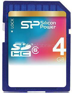 Silicon Power карта памяти SDHC 4GB Class 6