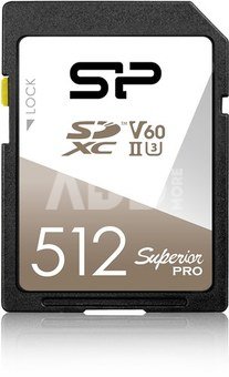Silicon Power карта памяти SDXC 512GB Superior Pro UHS-II