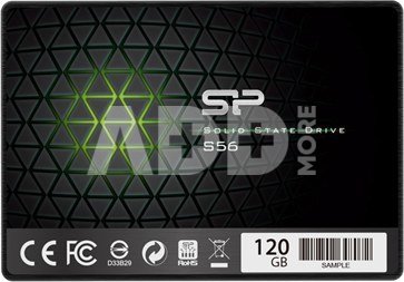 Silicon Power S56 120 GB, SSD form factor 2.5", SSD interface Serial ATA III, Write speed 530 MB/s, Read speed 560 MB/s