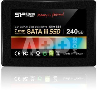 SILICON POWER SSD S55 120GB 2.5" SATAIII 6Gb/s Read Speed: Up to 520MB/s, Write Speed: Up to 460MB/s