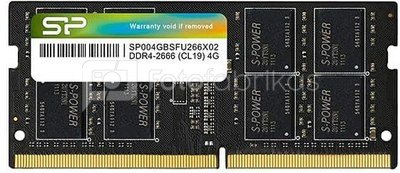 SILICON POWER 4GB (DRAM Module) DDR4-2666,CL19,SODIMM,4GBx1