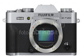 Sisteminis fotaparatas Fujifilm X-T20 XC16-50 + XC50-230 Kit sidabrinis