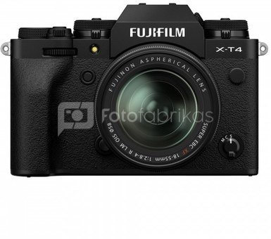 Fujifilm X-T4 + XF 18-55mm juodas