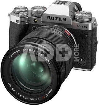 Sisteminis fotoaparatas Fujifilm X-T5 + XF16-80mm F4 R OIS WR Silver (sidabrinis)