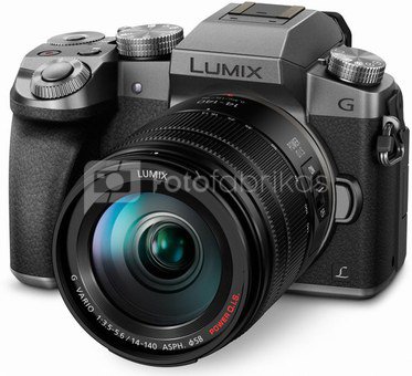 Panasonic Lumix DMC-G7 + 14-140mm (Sidabrinis)