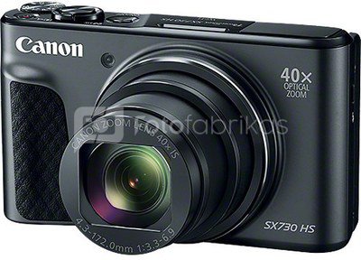 Skaitmeninis fotoaparatas Canon PowerShot SX730 HS (Juodas)