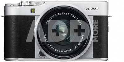 Fujifilm X-A5 + 15-45mm XC (sidabrinis)