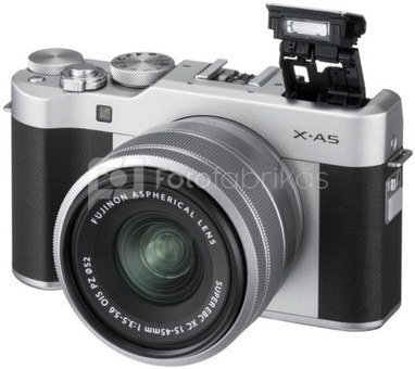 Fujifilm X-A5 + 15-45mm XC (sidabrinis)