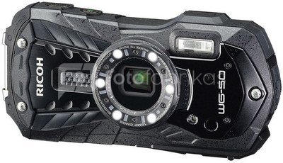 Skaitmeninis fotoaparatas Ricoh WG-50, juodas