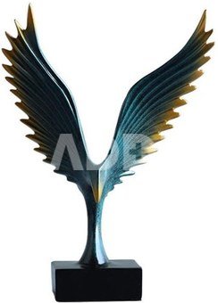 Skulptūra Sparnai mėlynos sp. 23x7x30cm FGBJ05