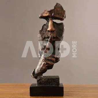 Skulptūra Veidas bronzinės sp. 12x11x35cm w8000-302