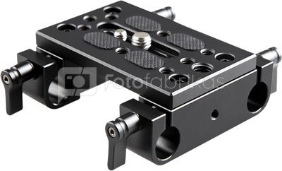 SMALLRIG 1775 MOUNTING PLATE W/ 15MM ROD CLAMPS