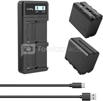 SmallRig 3823 NP-F970 Battery and Charger Kit
