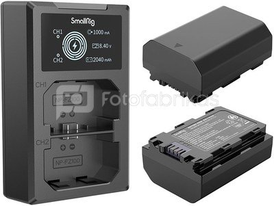 SmallRig 3824 NP FZ100 Camera Batterij en Oplaad Kit