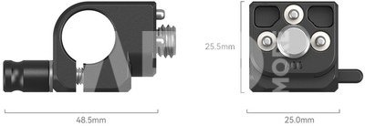 SmallRig 4171 15mm ARRI Locating Single Rod Clamp