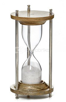 Smėlio laikrodis medinis/žalvarinis 4.45-5 min h 22,5 cm NI8259 SAVEX