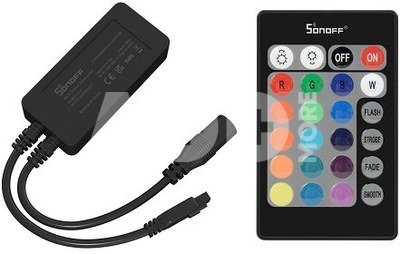 SONOFF L2-C išmanusis LED RGB juostos valdiklis su nuotolinio valdymo pultu, Wi-Fi, Bluetooth