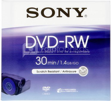 Sony DVD-RW 1,4GB 8 cm Jewel Case DMW 30 AJ