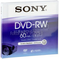 Sony DVD-RW 2,8GB 8 cm 2x Speed, Jewel Case DMW 60 AJ