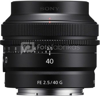 Sony FE 40mm F2.5 G