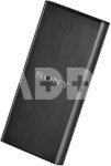 Sony HDD 128GB USB3.0 Portable Hard Drive SL-BG1B External SSD Hard Drive Minimum 290 MBps, Black
