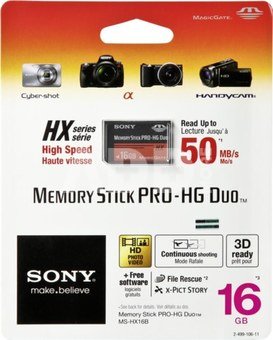 Sony Memory Stick Pro HG Duo HX 16GB Class 4