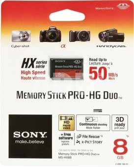 Sony Memory Stick Pro HG Duo HX 8GB Class 4