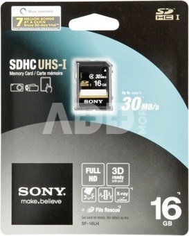 Sony SDHC card 16GB Class 4 / UHS I