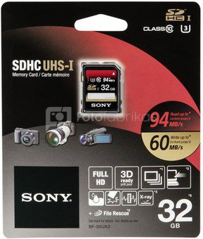 Sony SDHC Expert 32GB Class 10 UHS-1 U3