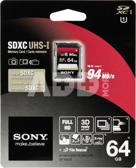 Sony SDXC Card 64GB Class 10 / UHS I
