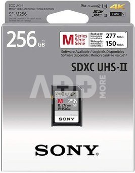 Sony SDXC M series 256GB UHS-II Class 10 U3 V60
